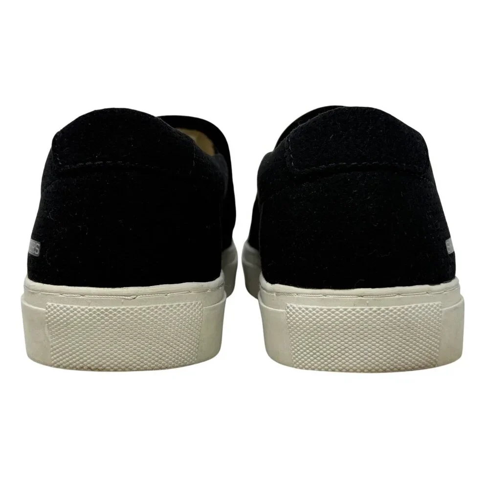 Skechers Womens Fit Air Black Slip On Shoes Memory Foam Sz‎ 9 Perforated 49759